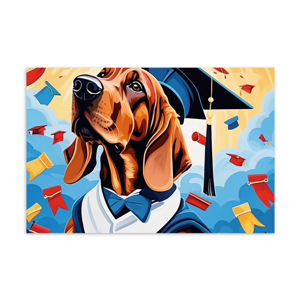 PugMug Custom Bloodhound Postcard