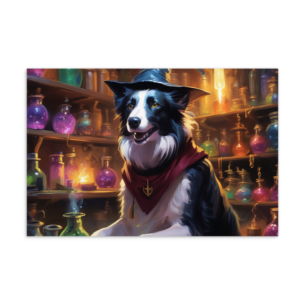 PugMug Custom Border Collie Postcard