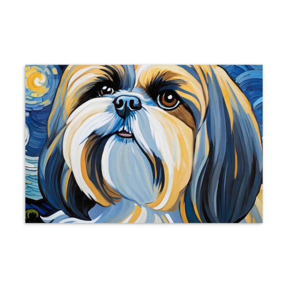 PugMug Custom Shih Tzu Postcard