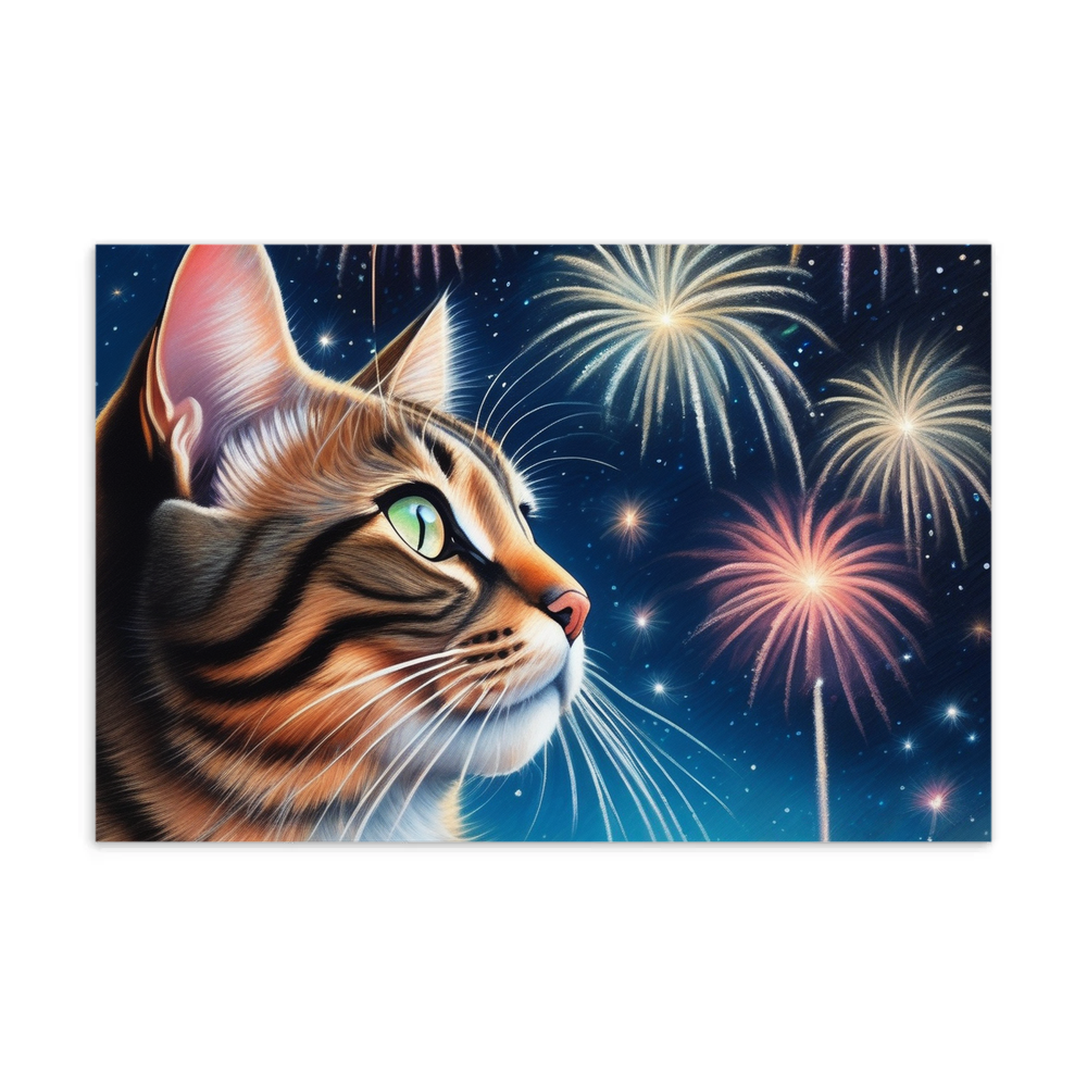 PugMug Custom Tabby Exotic Cat Postcard