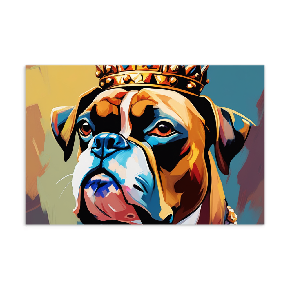 PugMug Custom Boxer Dog Postcard