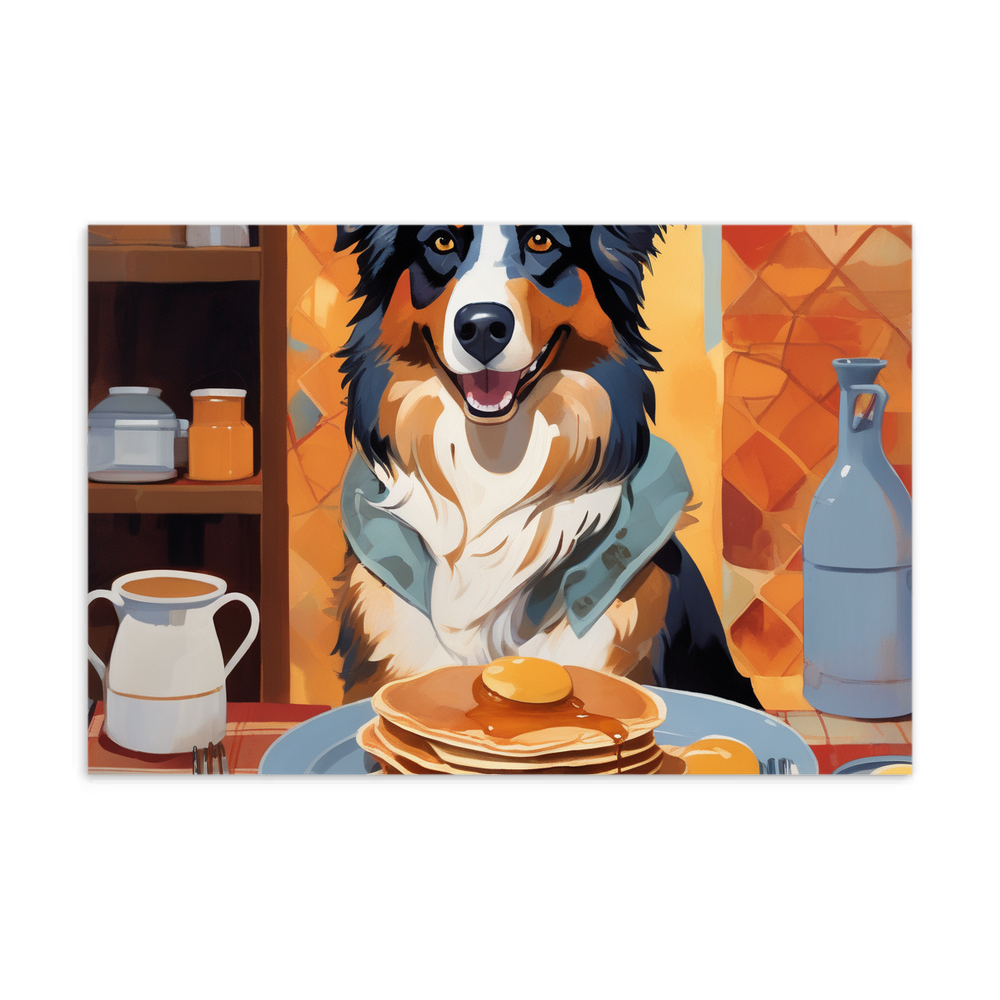 PugMug Custom Australian Shepherd Dog Postcard
