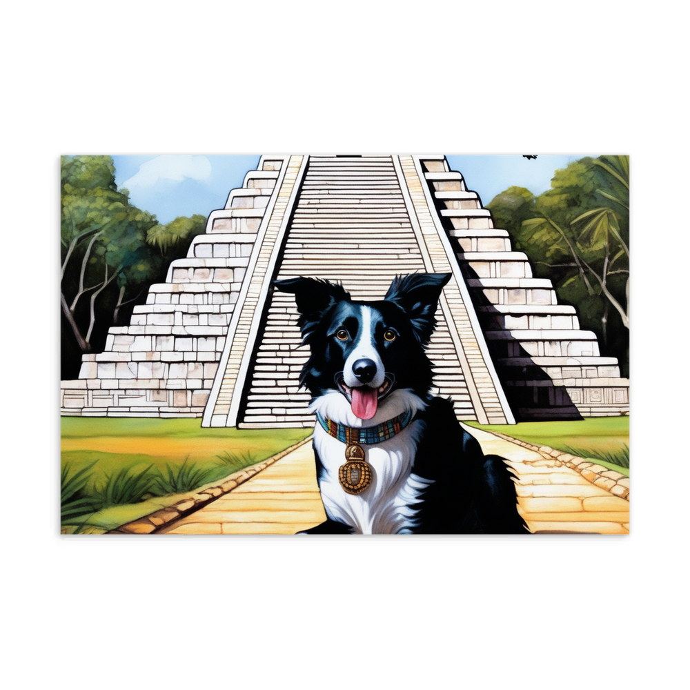 PugMug Custom Border Collie Postcard