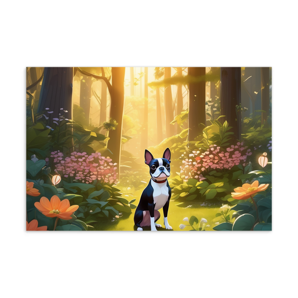 PugMug Custom Boston Terrier Postcard