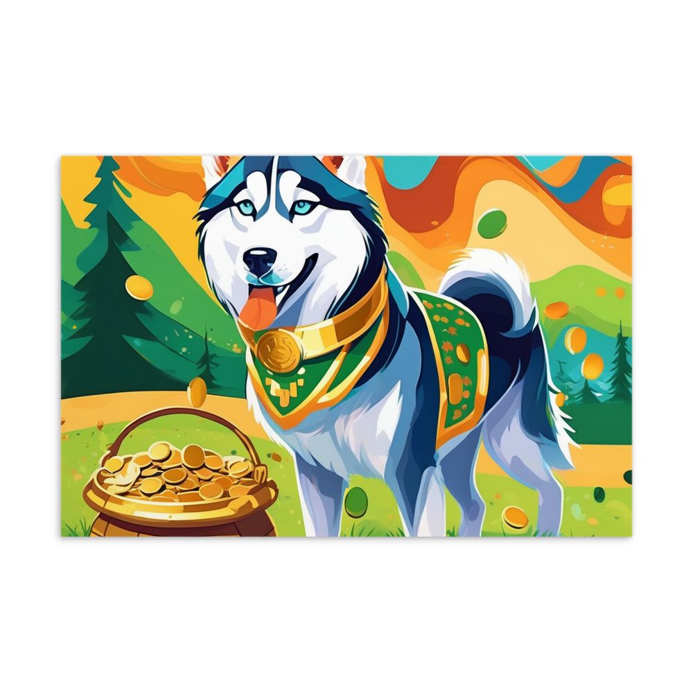 PugMug Custom Siberian Husky Postcard