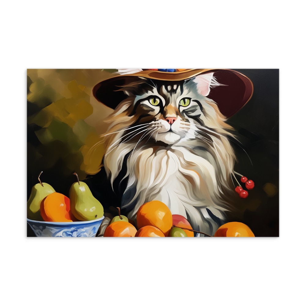 PugMug Custom Tabby Maine Coon Cat Postcard