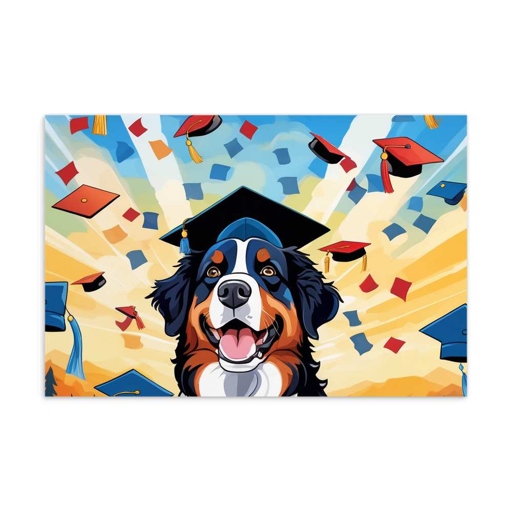 PugMug Custom Bernese Mountain Dog Postcard
