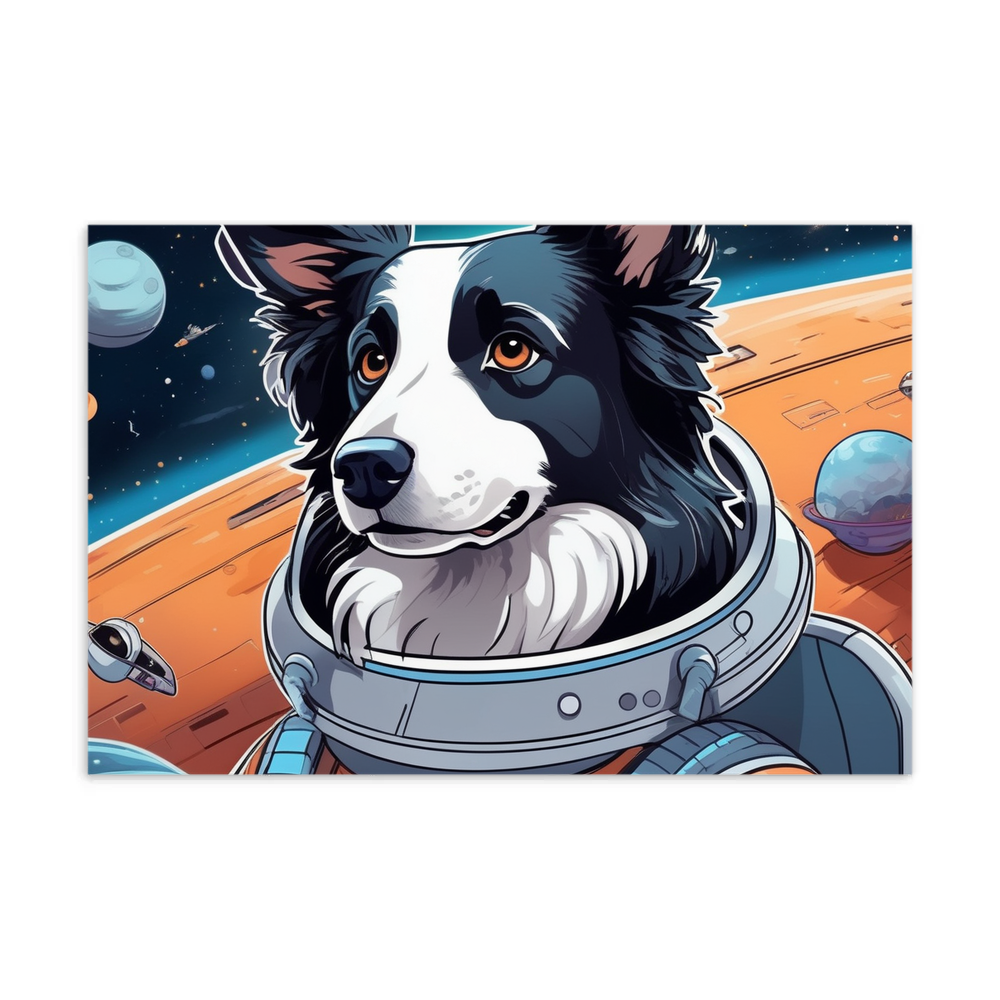 PugMug Custom Border Collie Postcard