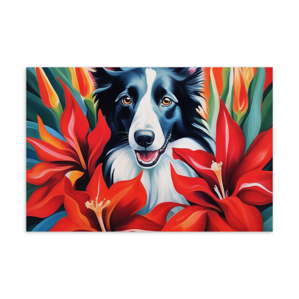PugMug Custom Border Collie Postcard