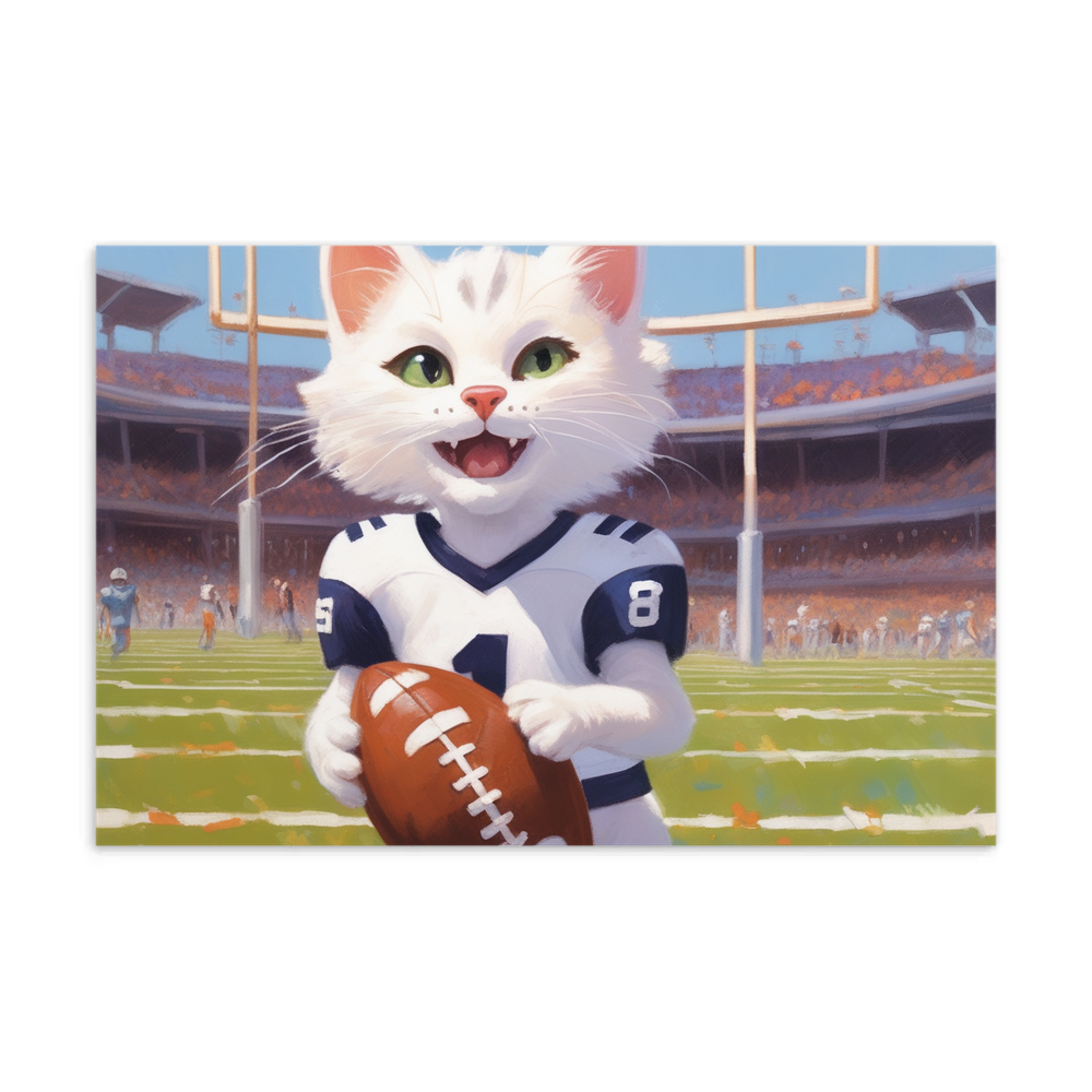 PugMug Custom White Companion Cat Postcard