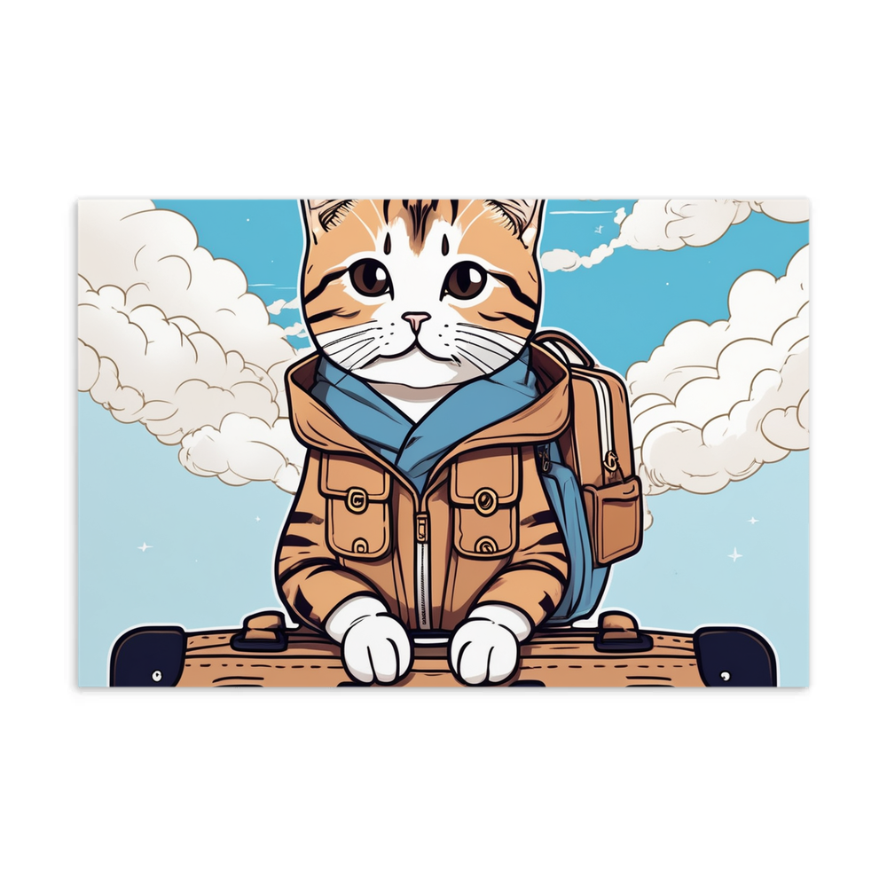 PugMug Custom Tabby Scottish Fold Cat Postcard