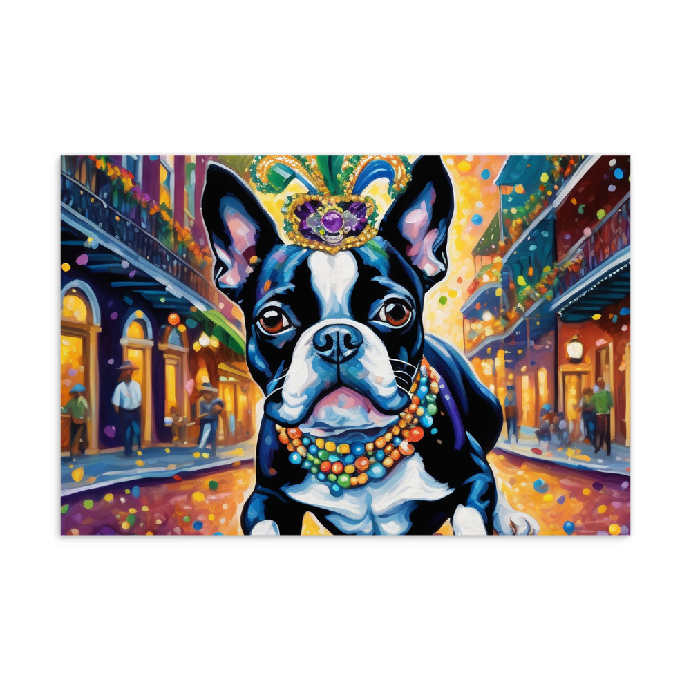 PugMug Custom Boston Terrier Postcard
