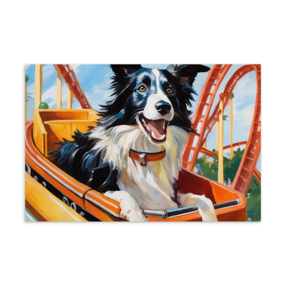 PugMug Custom Border Collie Postcard