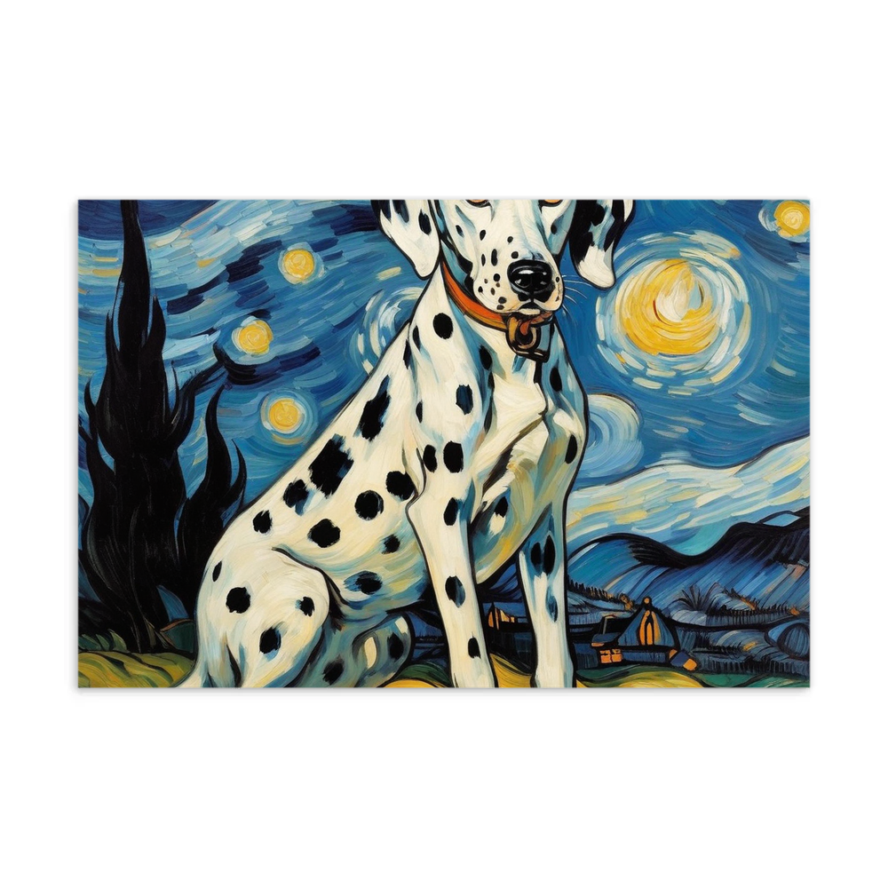 PugMug Custom Dalmatian Postcard