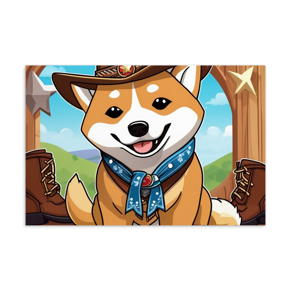 PugMug Custom Shiba Inu Postcard