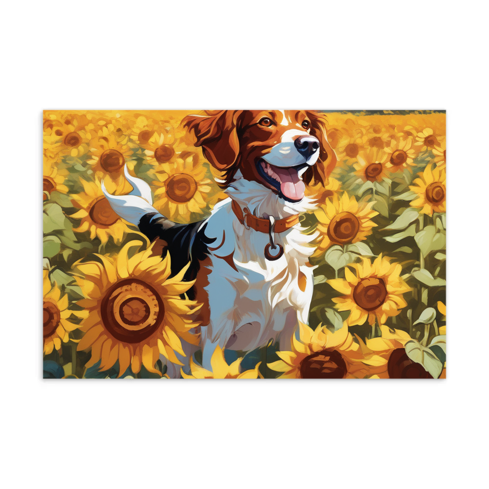 PugMug Custom Brittany Dog Postcard