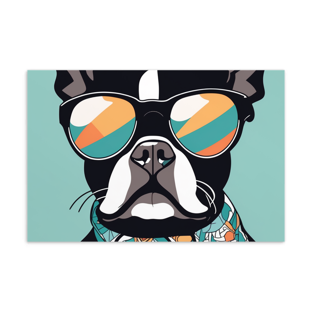 PugMug Custom Boston Terrier Postcard