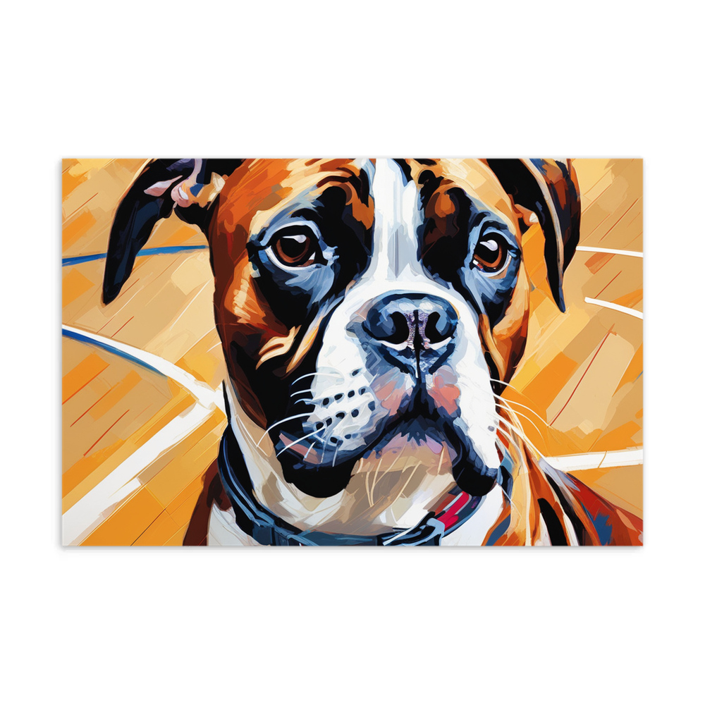 PugMug Custom Boxer Dog Postcard