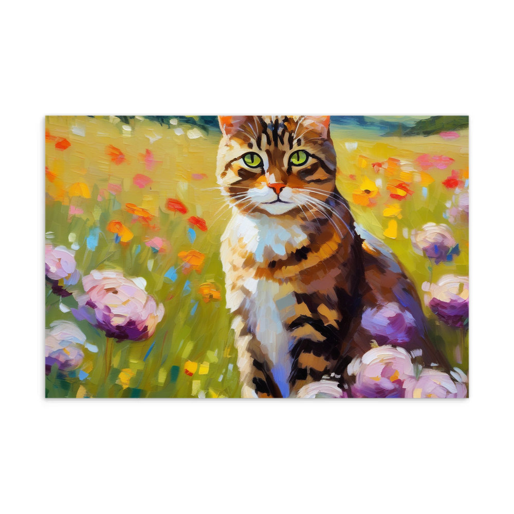PugMug Custom Tabby Companion Cat Postcard