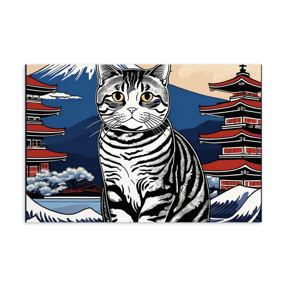 PugMug Custom Tabby Scottish Fold Cat Postcard