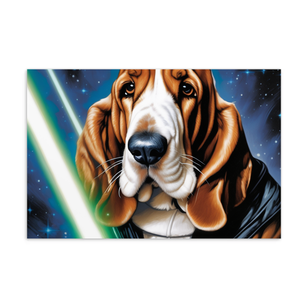 PugMug Custom Basset Hound Postcard