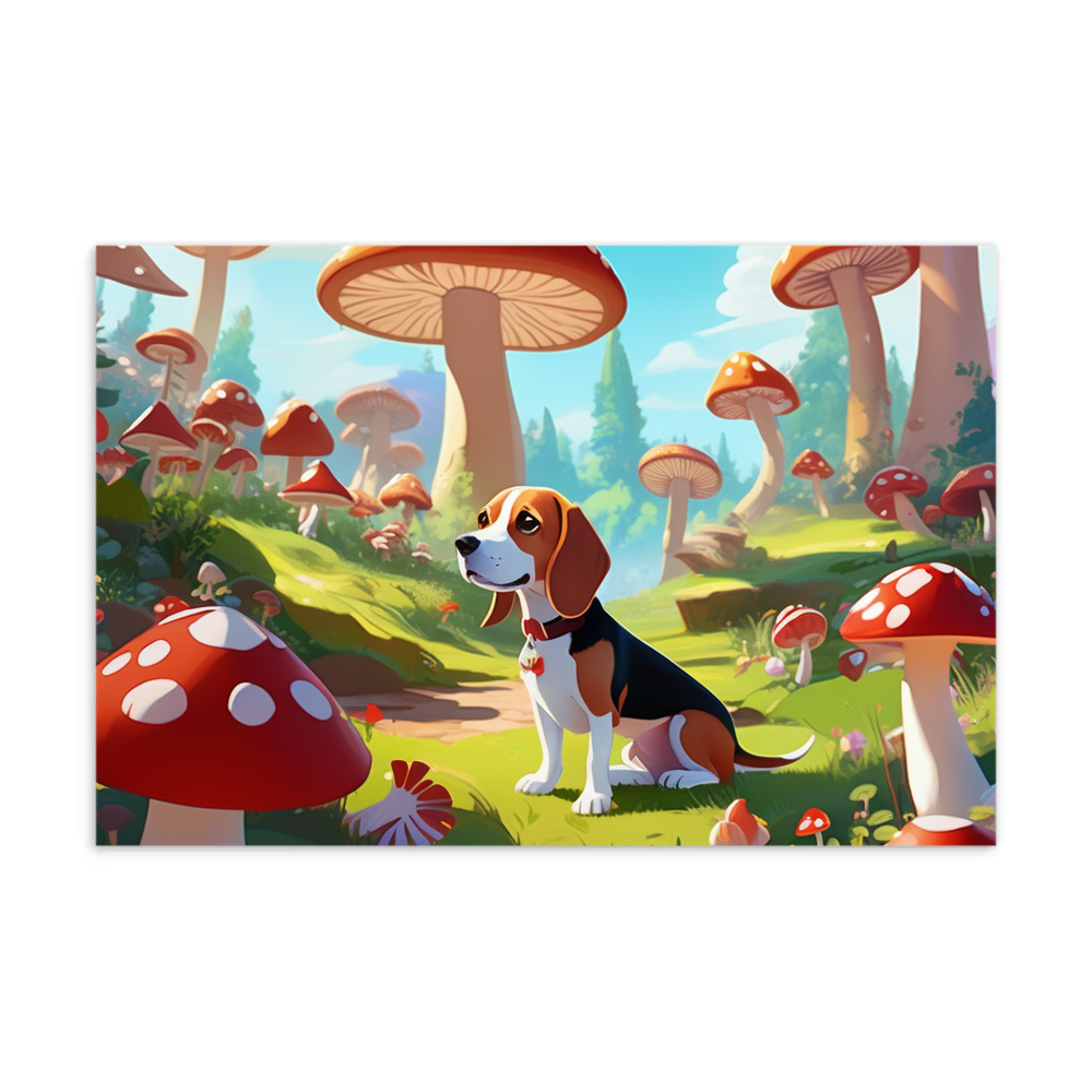 PugMug Custom Beagle Postcard