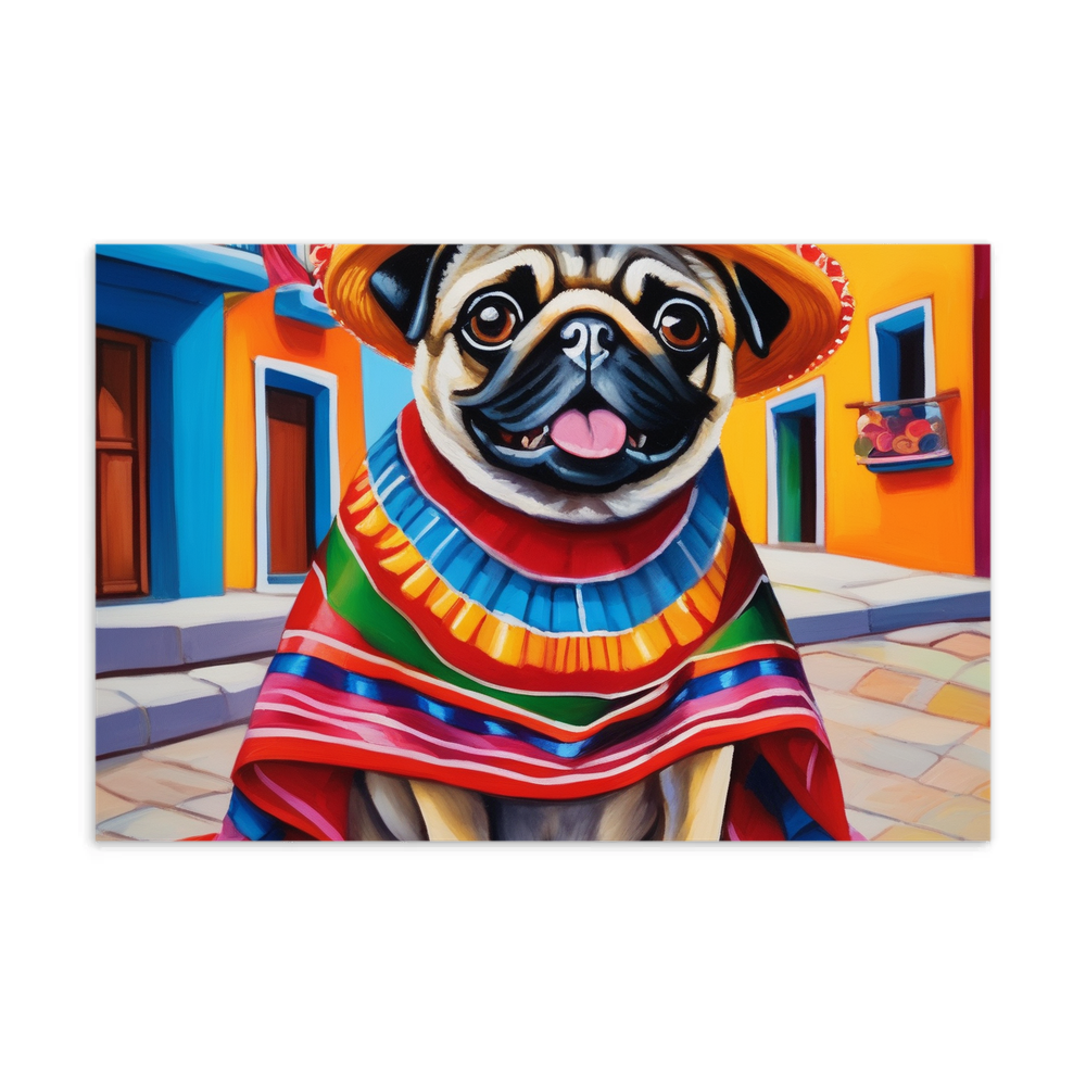 PugMug Custom Pug Postcard