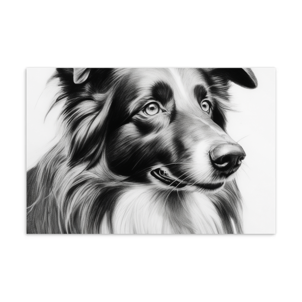 PugMug Custom Collie Postcard