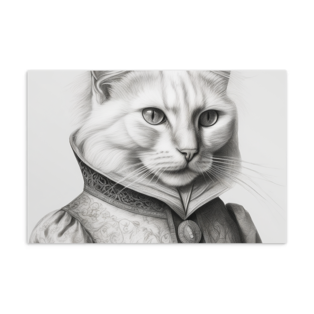 PugMug Custom White Companion Cat Postcard