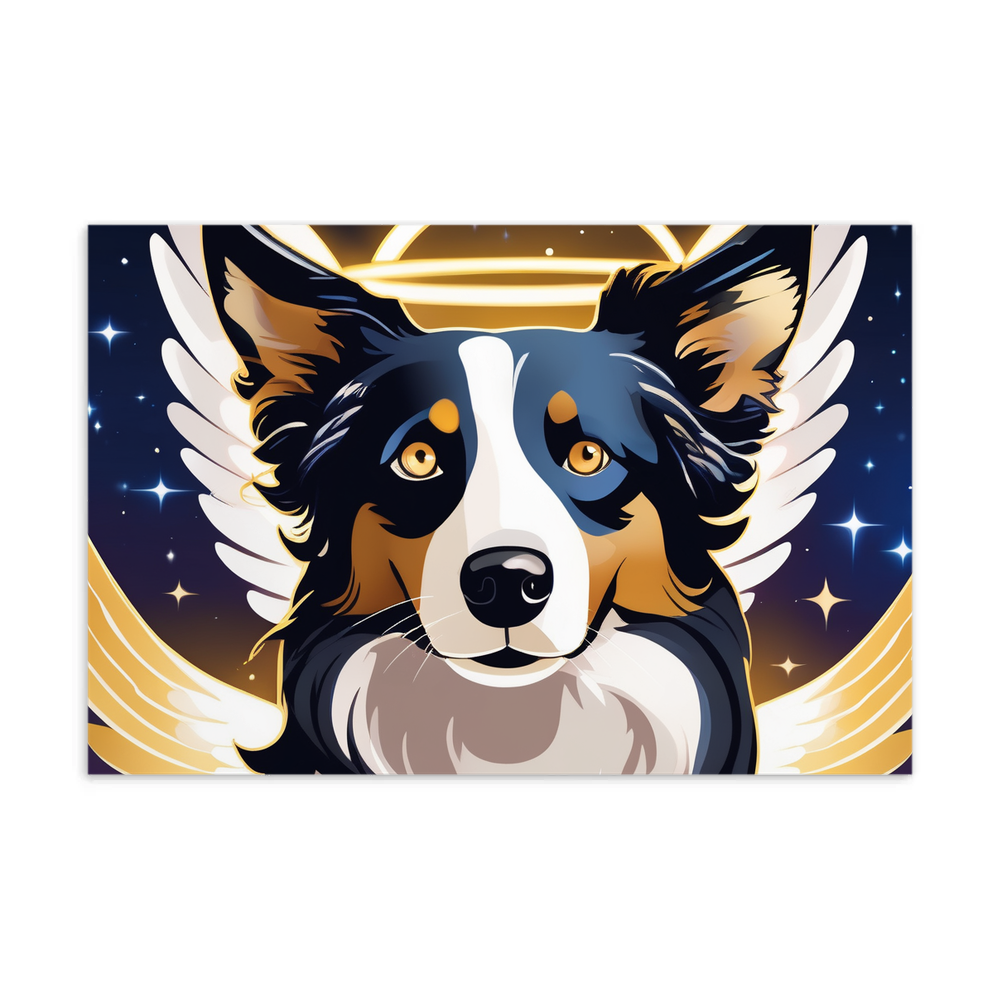 PugMug Custom Border Collie Postcard