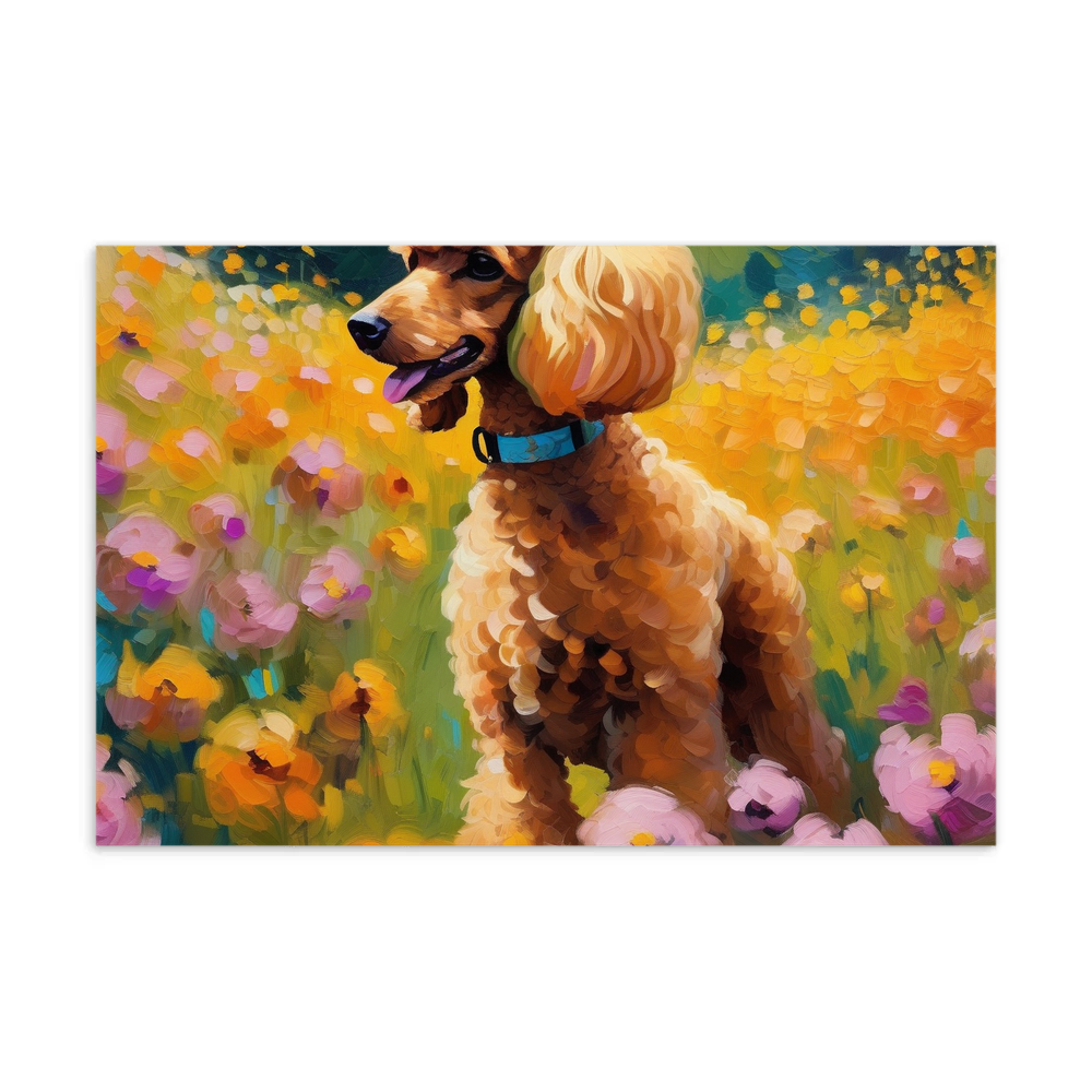 PugMug Custom Tan Poodle Postcard