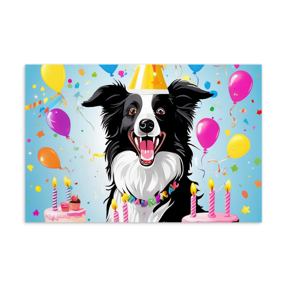 PugMug Custom Border Collie Postcard
