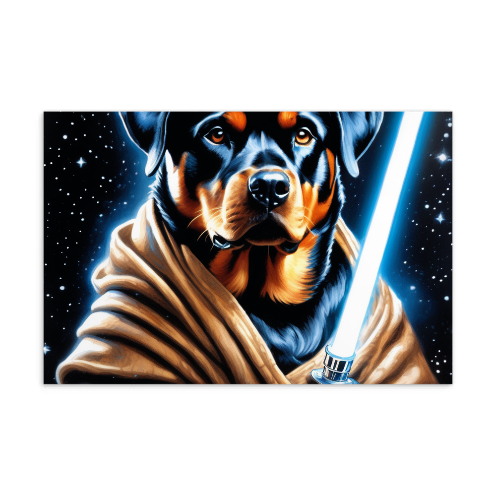 PugMug Custom Rottweiler Postcard