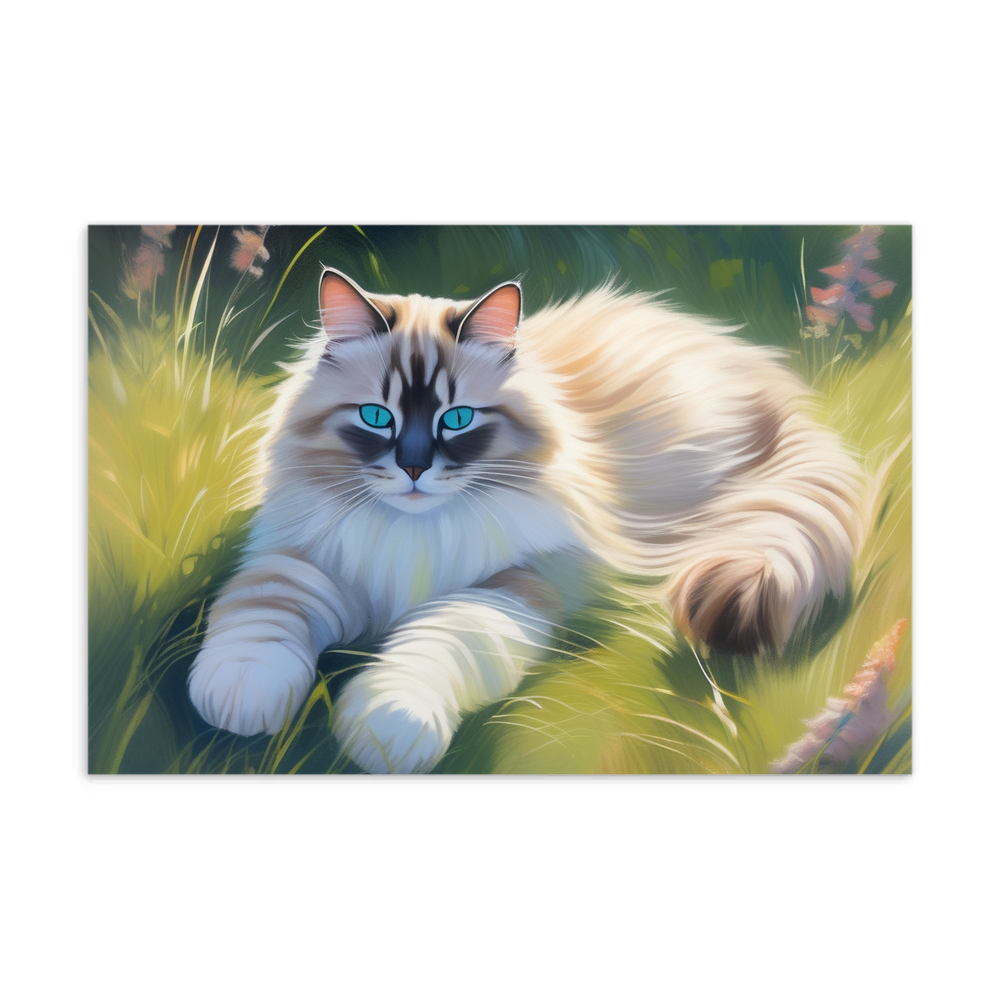 PugMug Custom Tabby Ragdoll Cat Postcard
