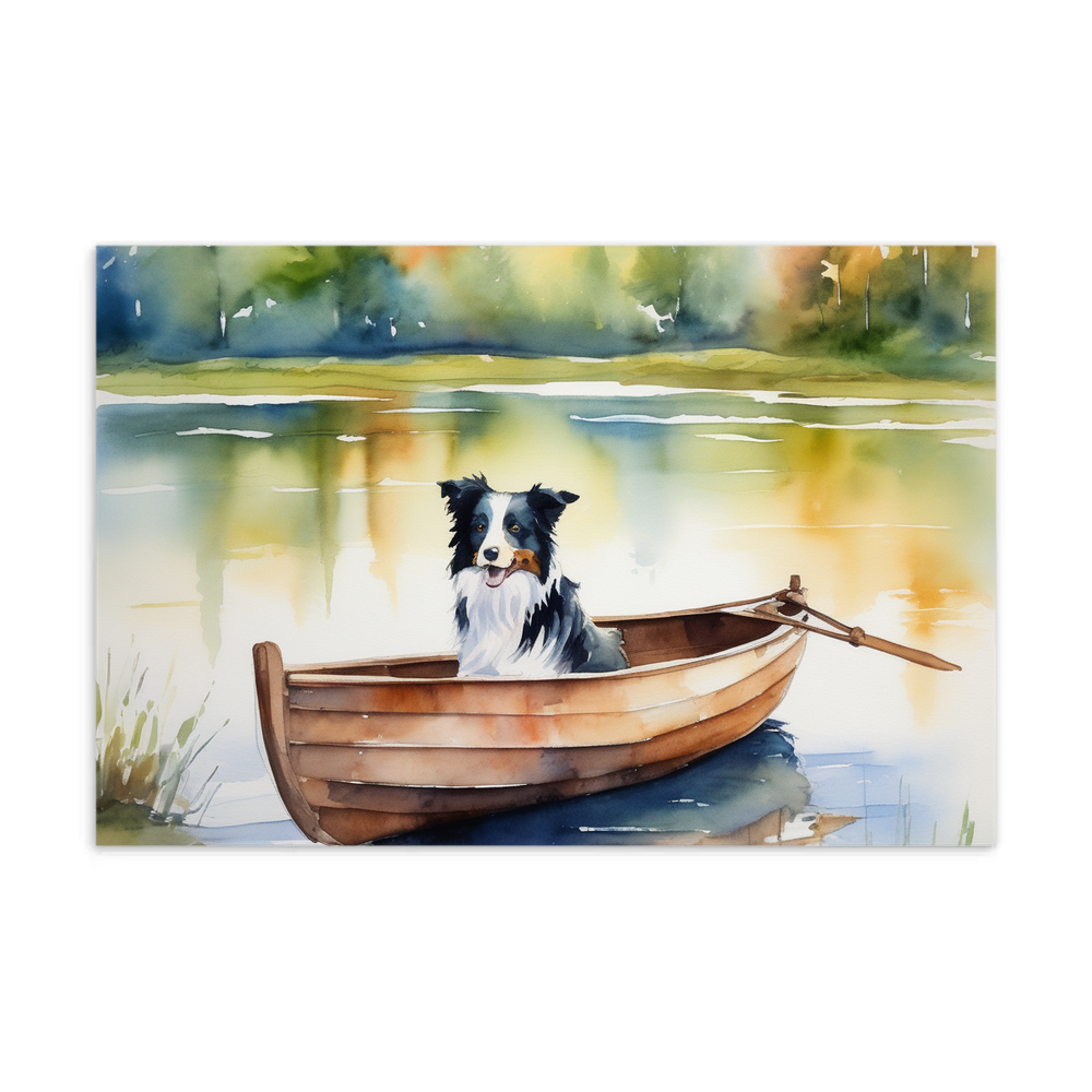 PugMug Custom Border Collie Postcard