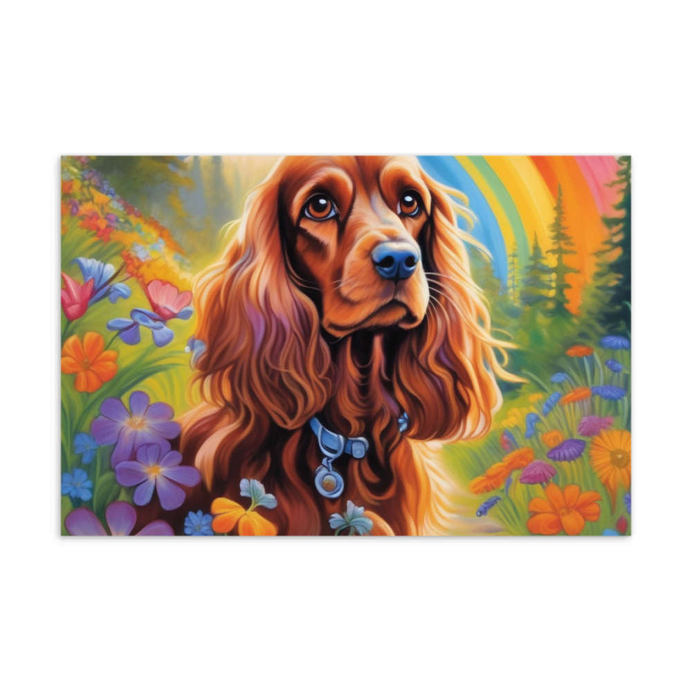 PugMug Custom Cocker Spaniel Postcard