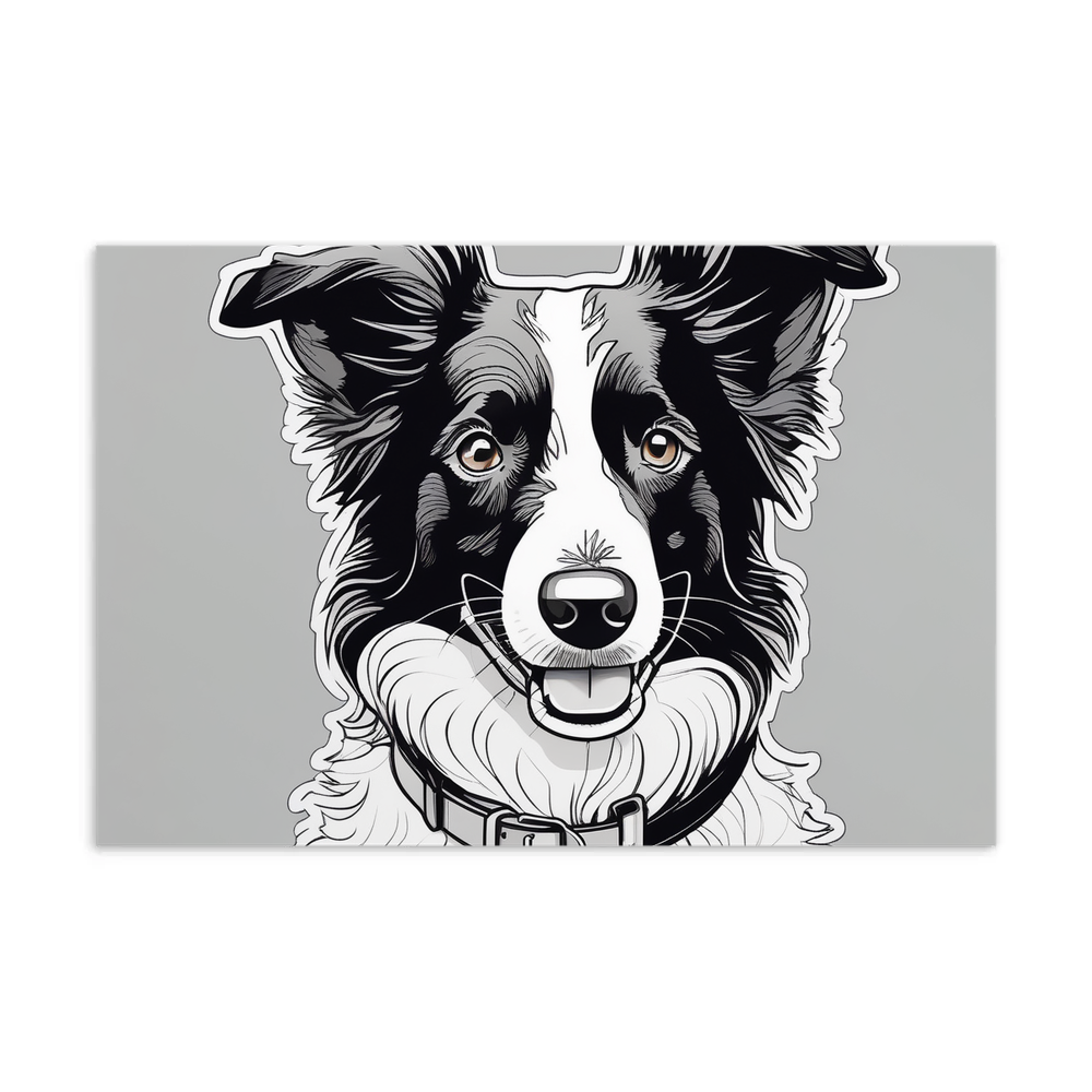 PugMug Custom Border Collie Postcard