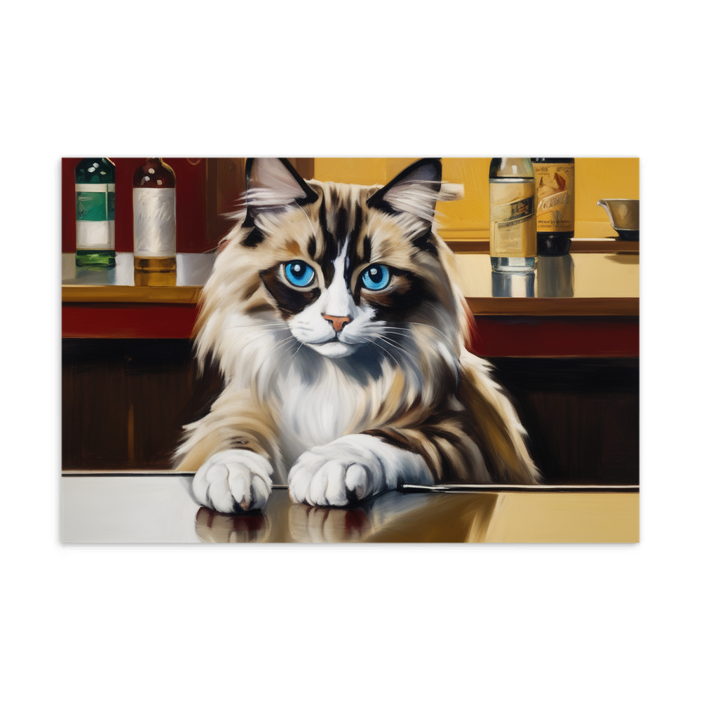 PugMug Custom Tabby Ragdoll Cat Postcard