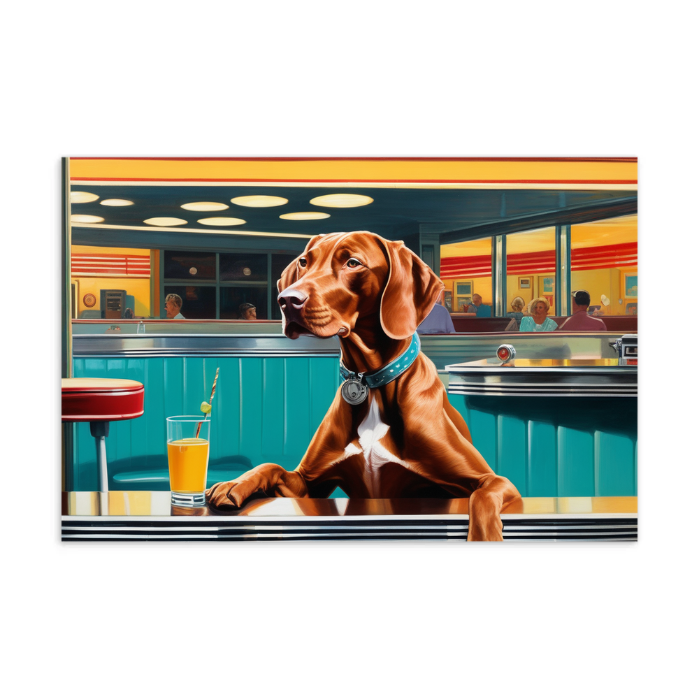 PugMug Custom Vizsla Postcard