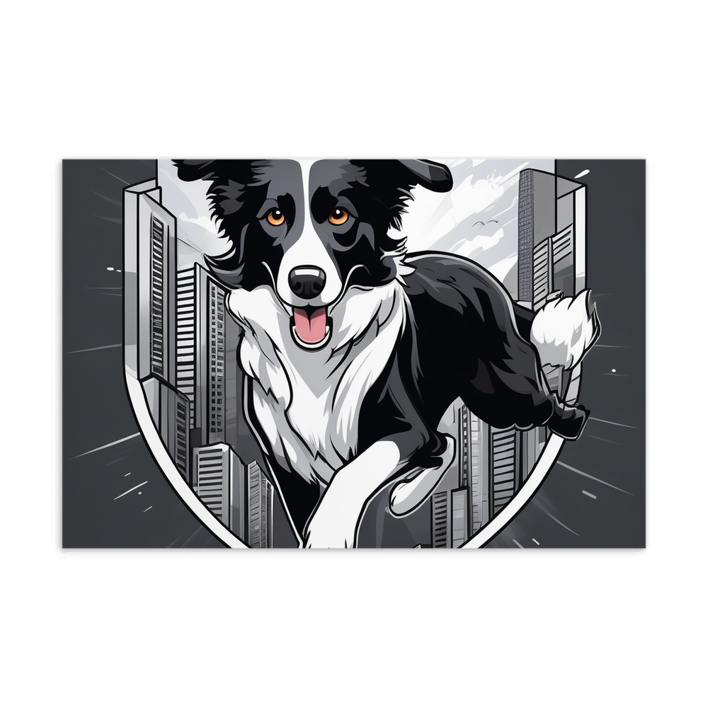PugMug Custom Border Collie Postcard
