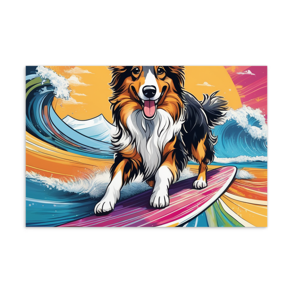 PugMug Custom Collie Postcard