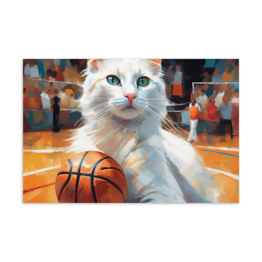 PugMug Custom White Companion Cat Postcard