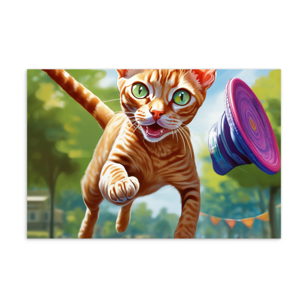 PugMug Custom Tabby Devon Rex Cat Postcard