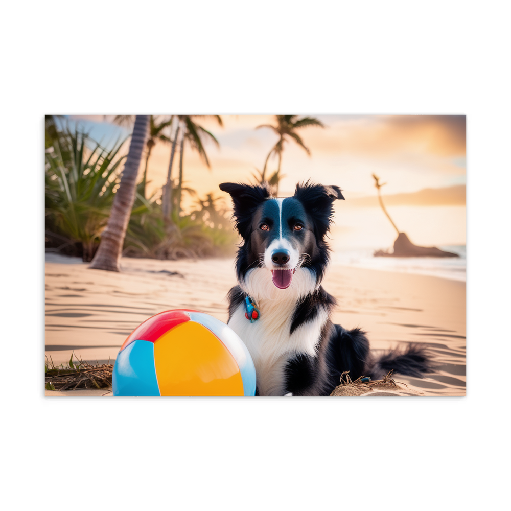 PugMug Custom Border Collie Postcard