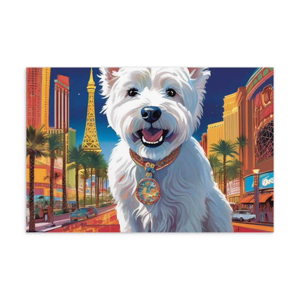 PugMug Custom West Highland White Terrier Postcard