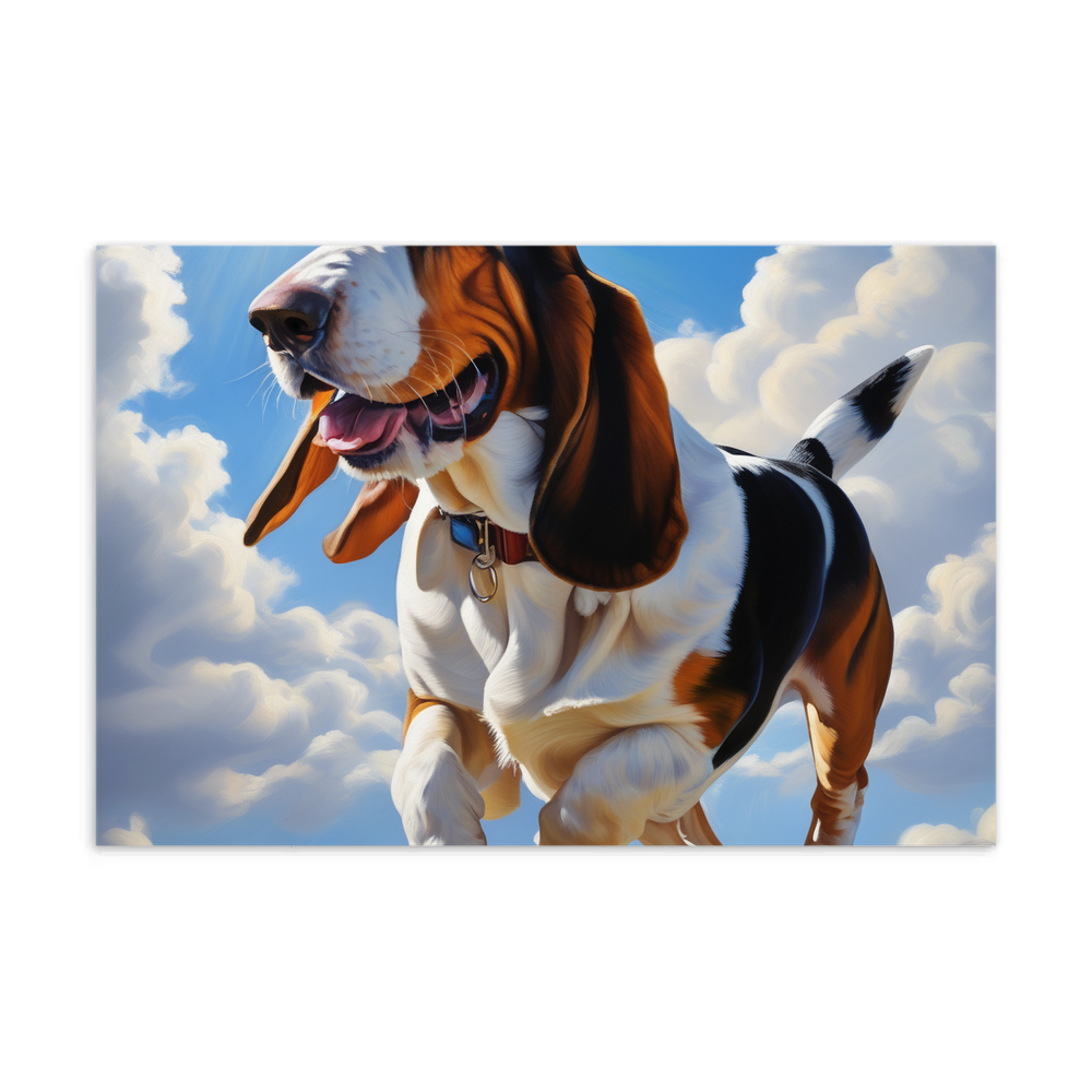 PugMug Custom Basset Hound Postcard