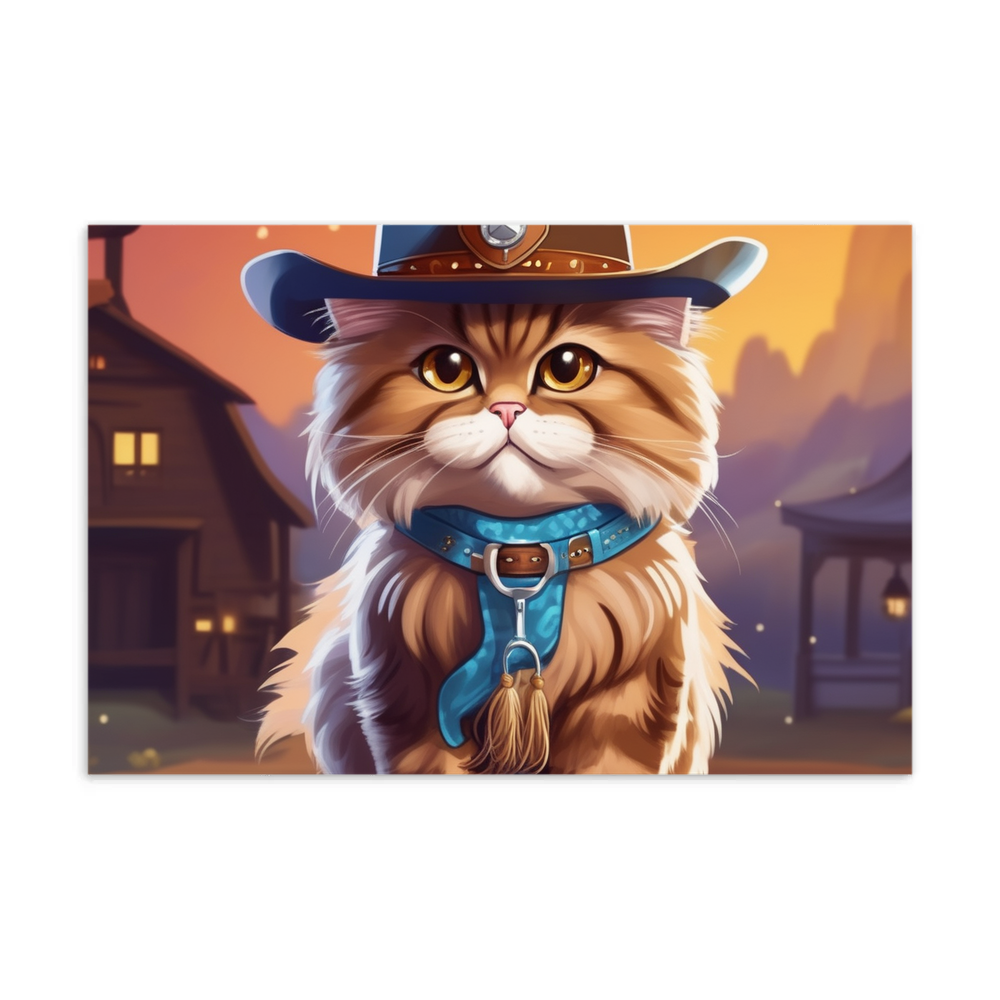 PugMug Custom Tabby Persian Cat Postcard