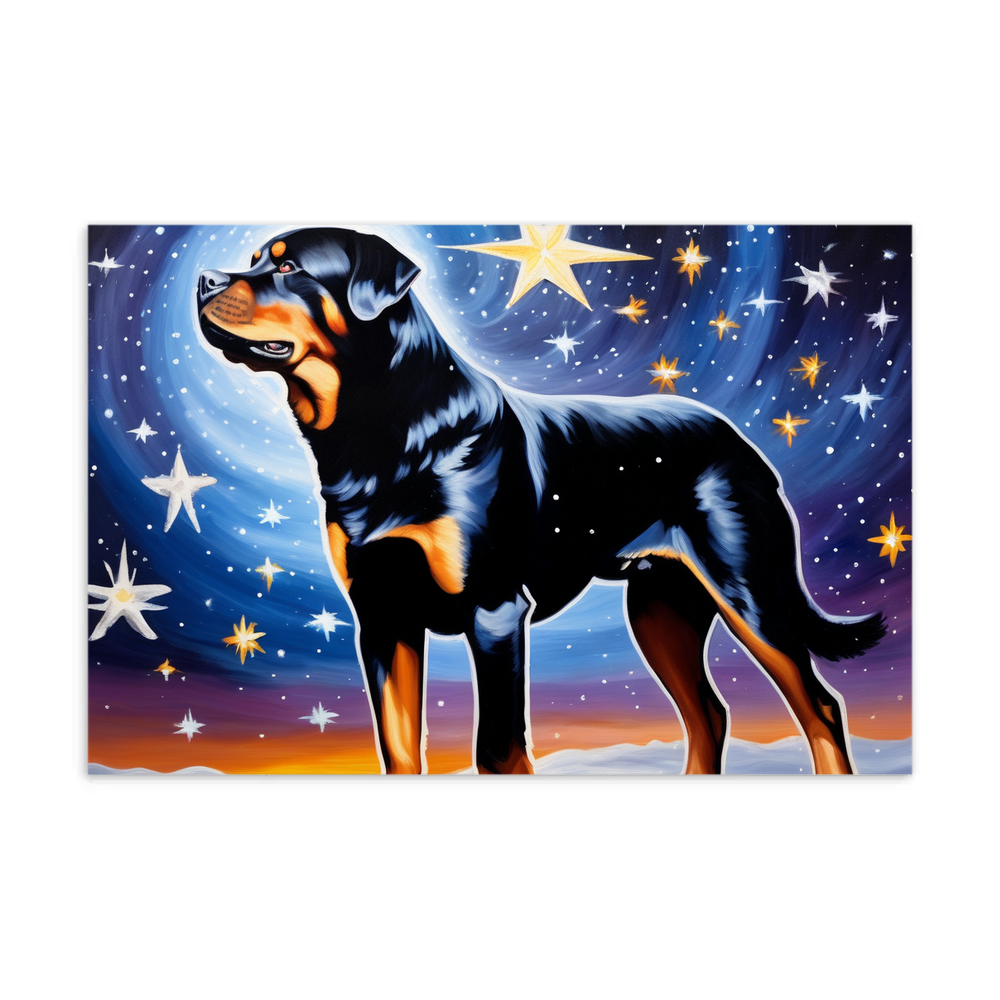 PugMug Custom Rottweiler Postcard
