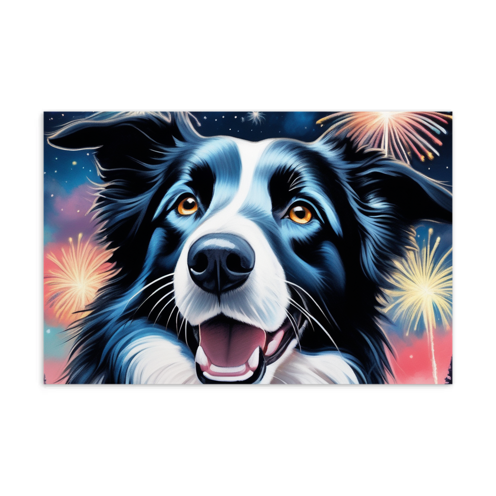 PugMug Custom Border Collie Postcard