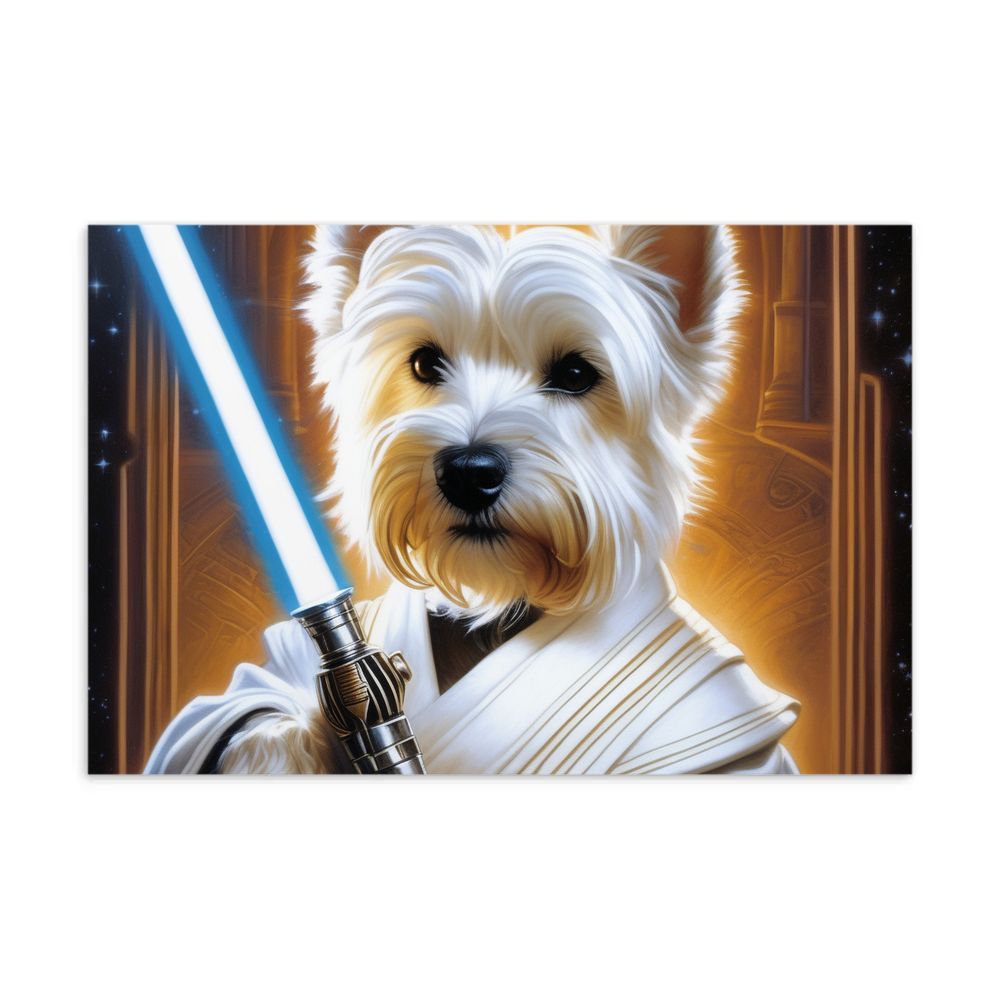 PugMug Custom West Highland White Terrier Postcard